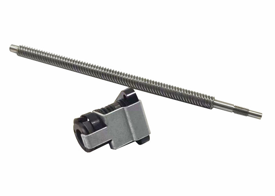 Trapezoidal Screw 6.35mm Diameter With Anti Backlash Nut Hybrid Stepping Motor