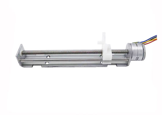 Plastic Slider Linear Stepper Motor with 21mm Stroke 0.025mm Step Length and M3*0.5P Thread