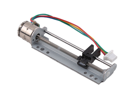 Động cơ bước trục vít tuyến tính 40mm 3.3V Dia 10 mm có thanh trượt giá đỡ