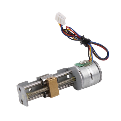 SM20-55-T linear stepper motor with linear bearings and brass slider 1 KG thrust for Camera, Optics, Medical Devices