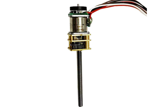 Góc bước 18° Động cơ bánh răng 5Vdc Động cơ trục vít 10mm động cơ bước với bộ mã hóa thích hợp cho thiết bị y tế