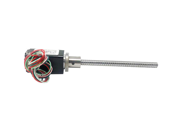 Nema 8 (20mm) hybrid ball screw stepper motor 1.8° Step Angle Voltage 2.5 / 6.3V Current 0.5A，4 Lead Wires