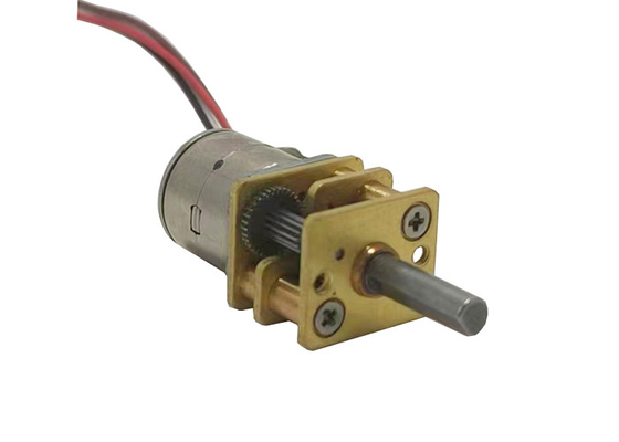 Động cơ bước 10mm 2 giai đoạn 18 ° Động cơ bước với hộp bánh răng kim loại
