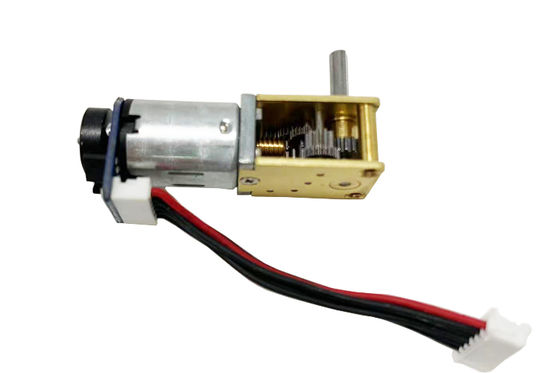 Hộp số góc phải kim loại 12mm với Động cơ bánh răng N20dc 3v 6v 12v có bộ mã hóa Động cơ bánh răng DC nhỏ cho Khóa điện tử Động cơ chổi điện DC
